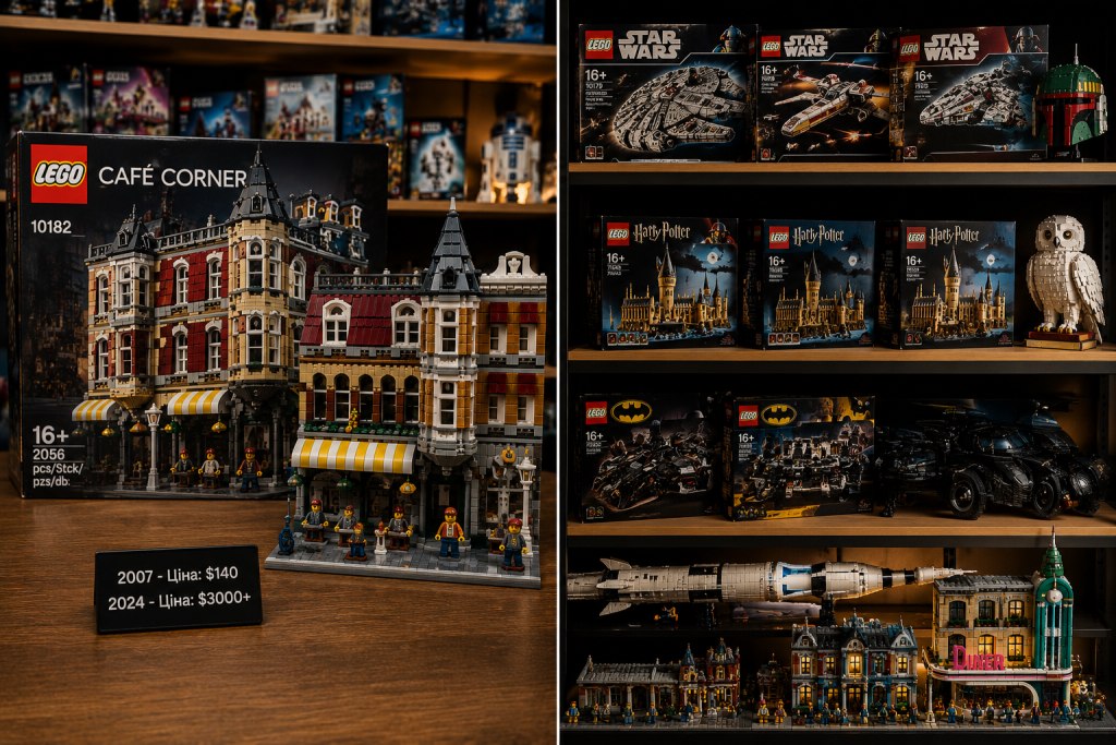 LEGO обігнало золото й крипту за прибутковістю: чому колекційні набори дорожчають на сотні відсотків
