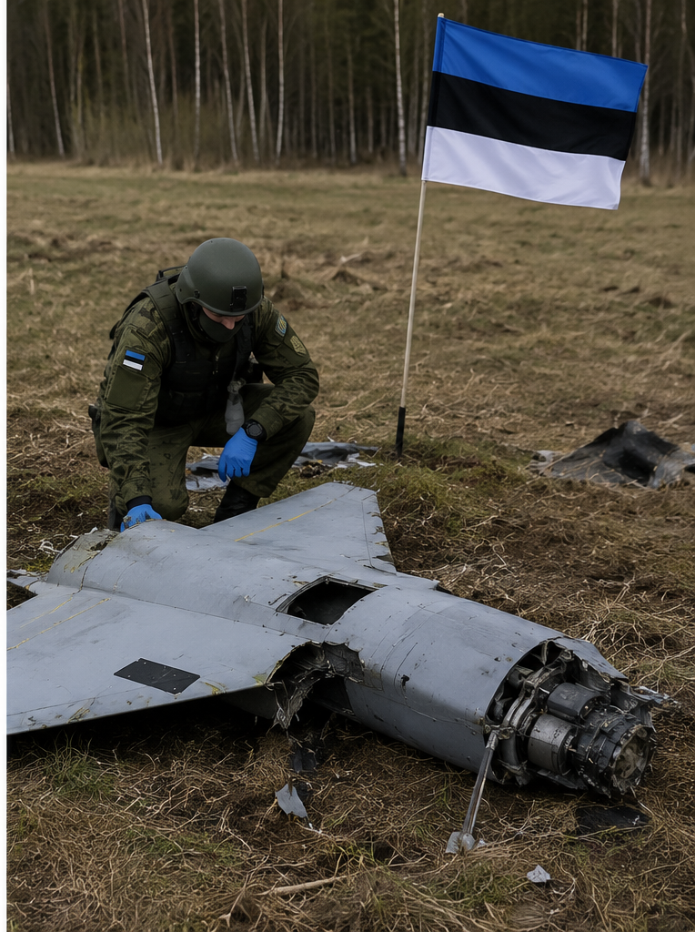 Вперше в історії: над Естонією збили ймовірно український дрон, який міг летіти на Росію