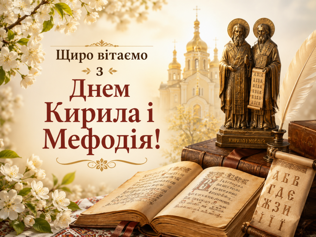 Кирила і Мефодія: красиві привітання, історія свята та що побажати цього дня