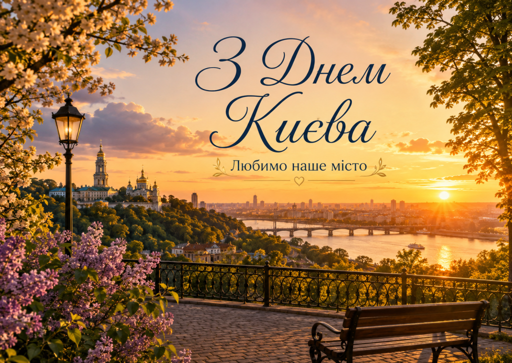 Привітання з Днем Києва 2026: красиві слова, короткі побажання і листівки для киян