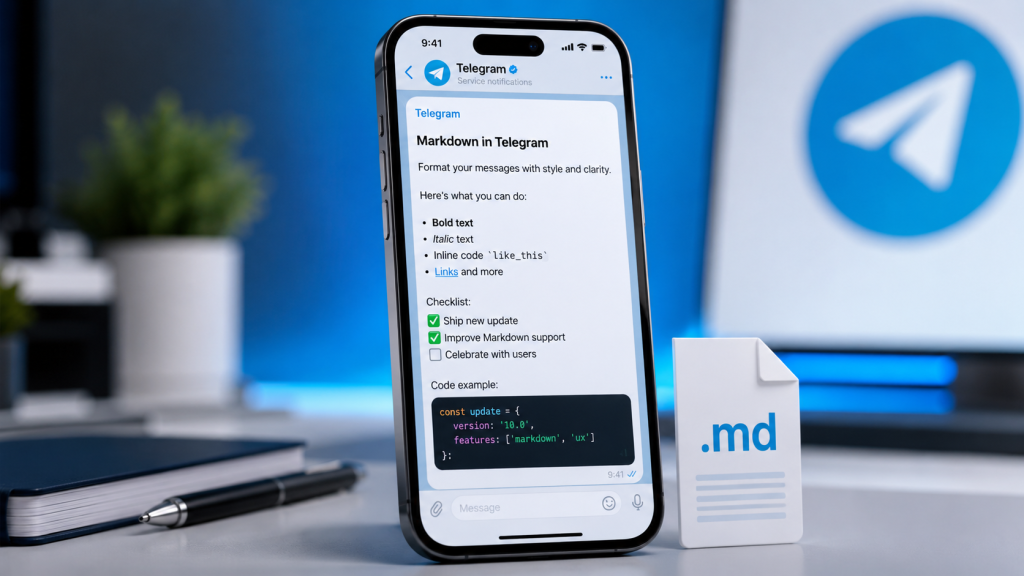 Telegram отримав масштабне оновлення: у месенджері з’явилася підтримка Markdown