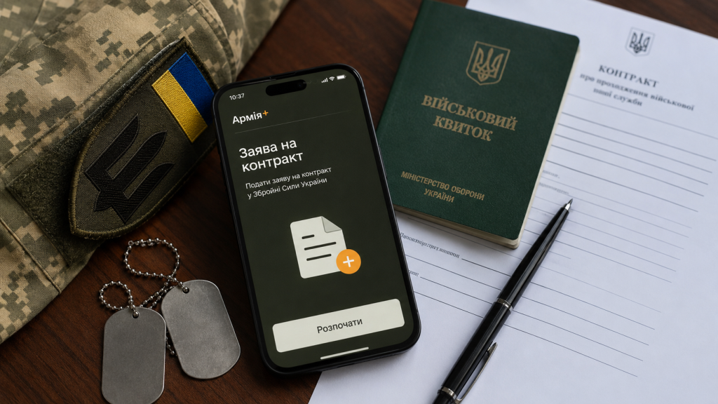 Військові можуть подавати заявки на нові контракти через «Армія+»: як це зробити