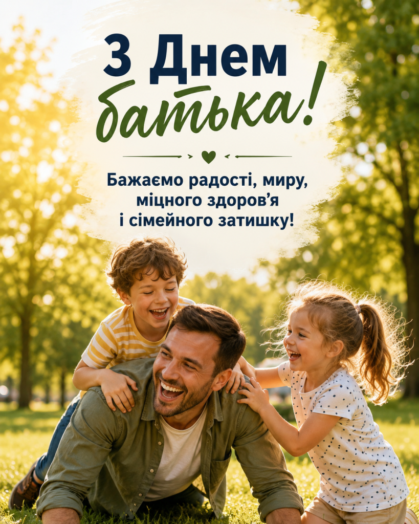 Привітання з Днем батька 2026: красиві слова для найріднішого тата