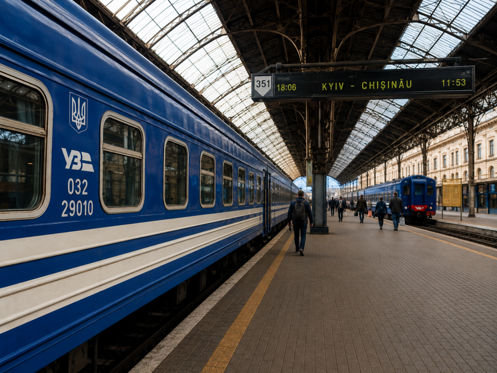 Як дешевше дістатися з Києва до Кишинева 2026 року: порівнюємо потяг, автобус і попутки