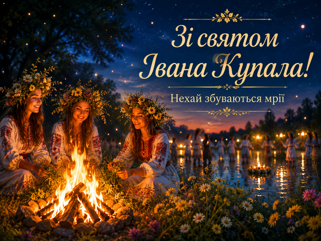 Привітання з Іваном Купала для Іванів, Іванок та всіх близьких: красиві слова у прозі, віршах і листівках