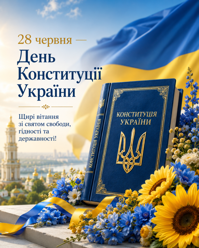 Привітання з Днем Конституції України 2026: красиві побажання у прозі та короткі SMS