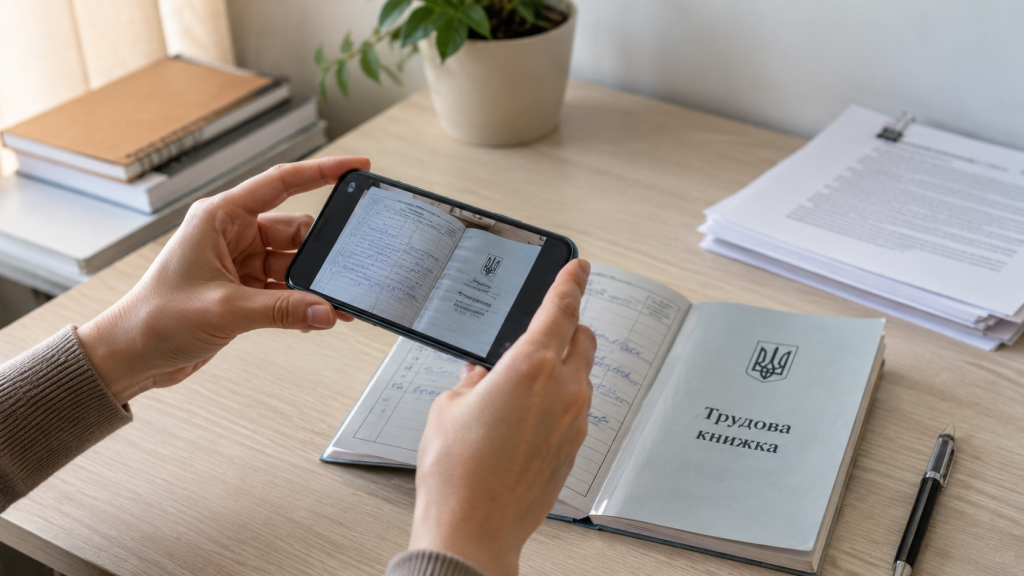 Оцифрування трудової книжки: як подати скани, кому це потрібно і що буде після 10 червня 2026 року