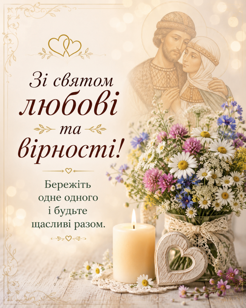 День Петра і Февронії 2026: що це за свято та красиві привітання