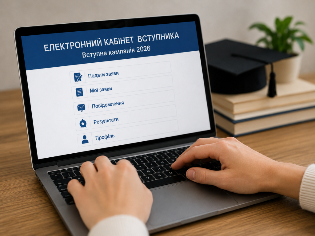 Вступ-2026: повний календар кампанії — кабінети, творчі конкурси, заяви, рейтинги та зарахування