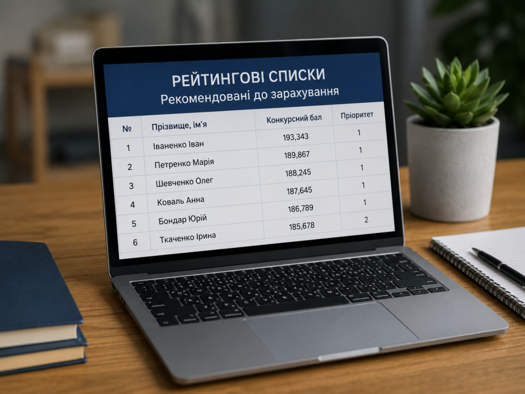 Вступ-2026: повний календар кампанії — кабінети, творчі конкурси, заяви, рейтинги та зарахування