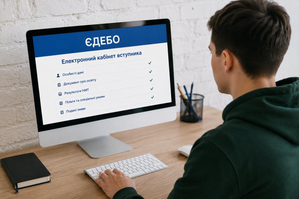 Електронний кабінет вступника 2026: що обов’язково перевірити до 19 липня