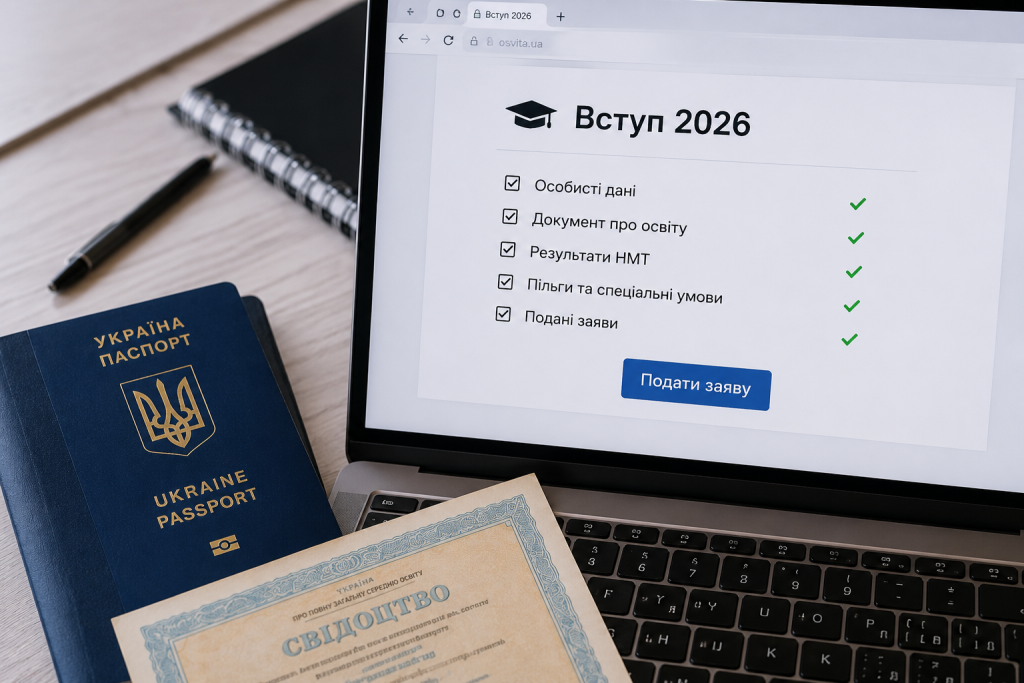 Електронний кабінет вступника 2026: що обов’язково перевірити до 19 липня