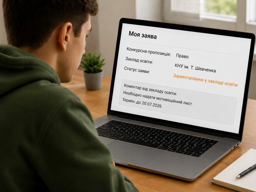 Статуси заяв у ЄДЕБО: що означають «зареєстровано», «допущено» і «рекомендовано»
