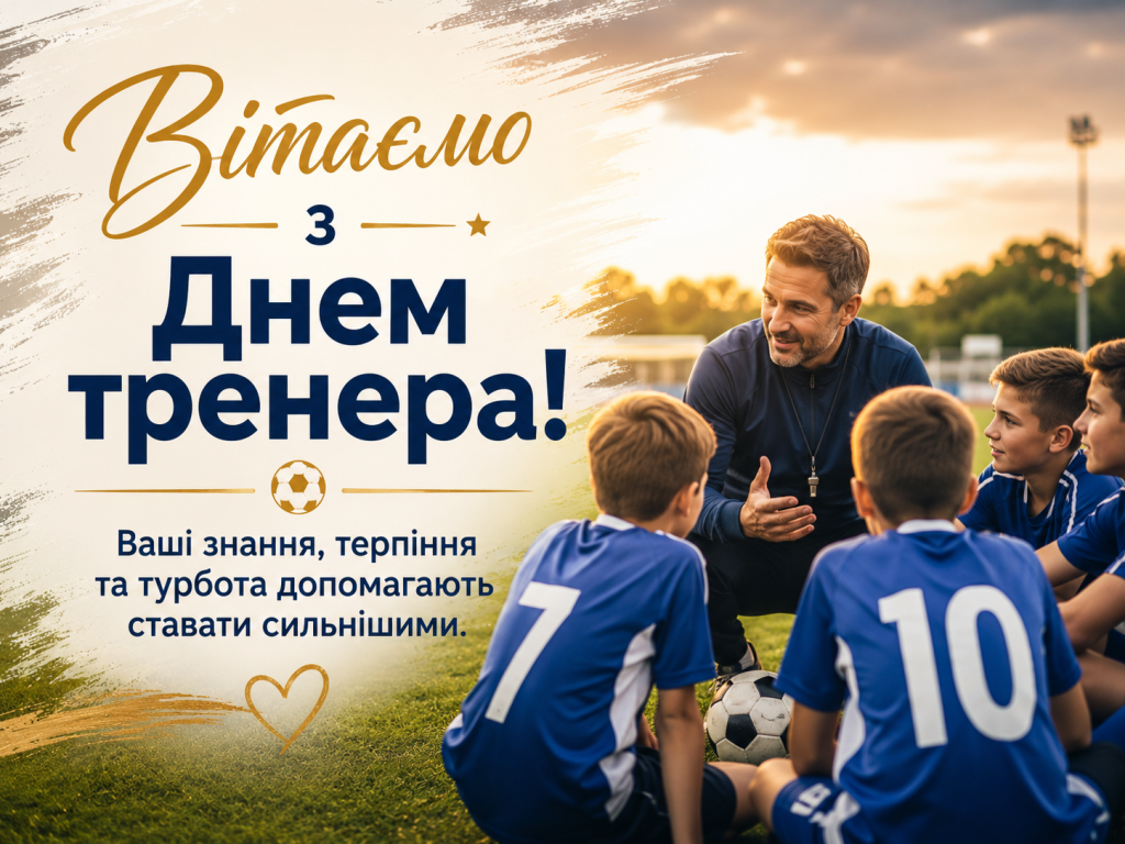 День тренера 2026: красиві привітання та слова подяки наставнику