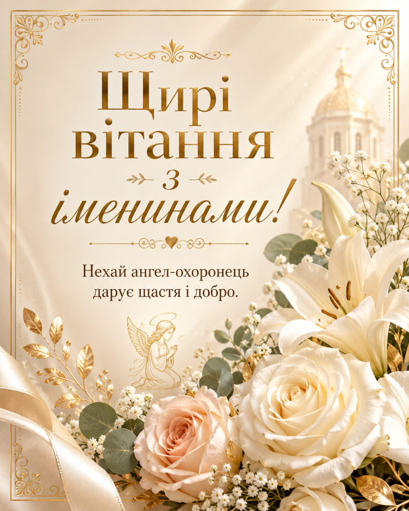 День ангела 24 липня 2026 року: кого вітати з іменинами та красиві побажання