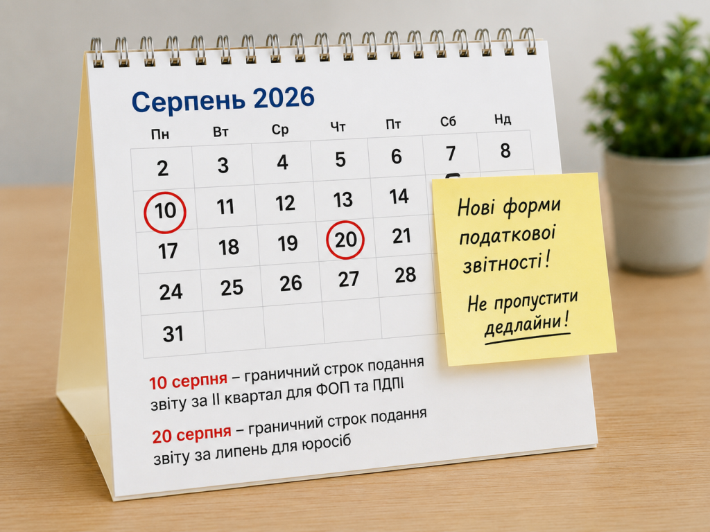 Нові форми податкової звітності з 1 серпня: кого стосуються зміни