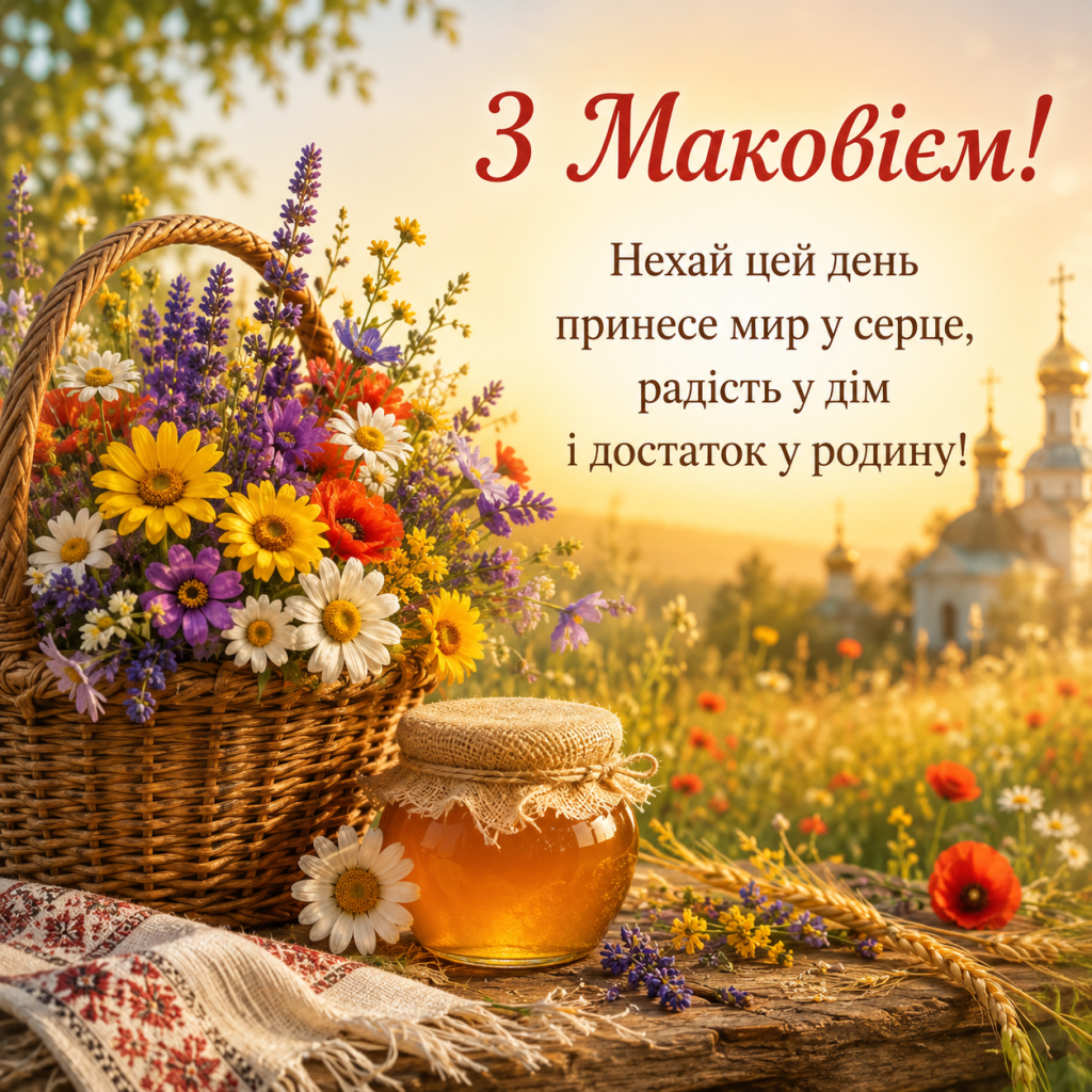 Привітання з Медовим Спасом: проза, вірші та короткі побажання