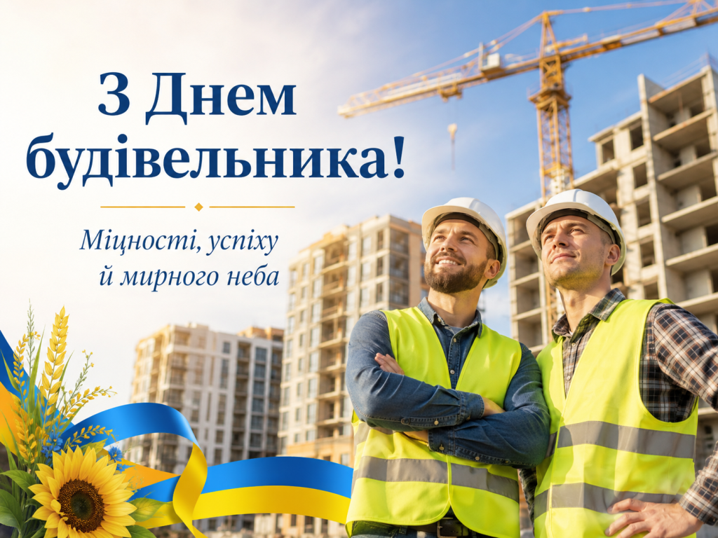 Привітання з Днем будівельника 2026: красиві побажання у прозі, віршах і своїми словами