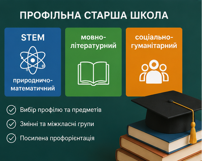 Реформа старшої школи стартує з 1 вересня: що зміниться для учнів 10 класів