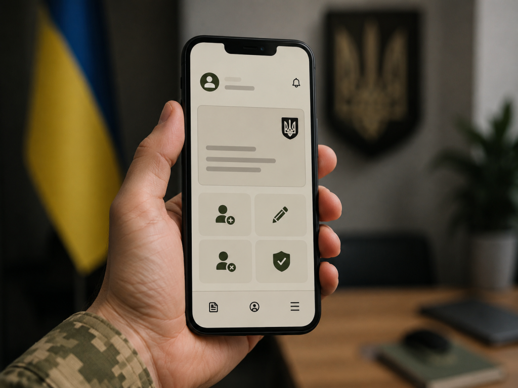 Нові правила військового обліку: які дані тепер можна змінити онлайн
