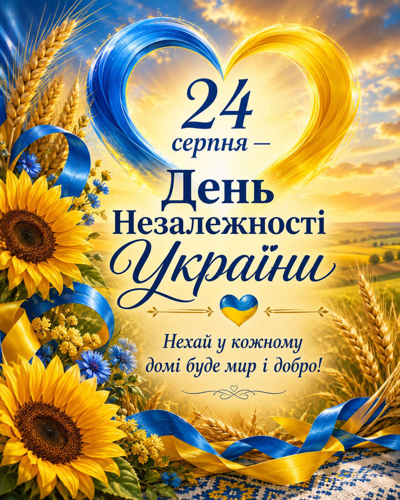 Привітання з Днем Незалежності України 2026: красиві слова, побажання у прозі та короткі привітання
