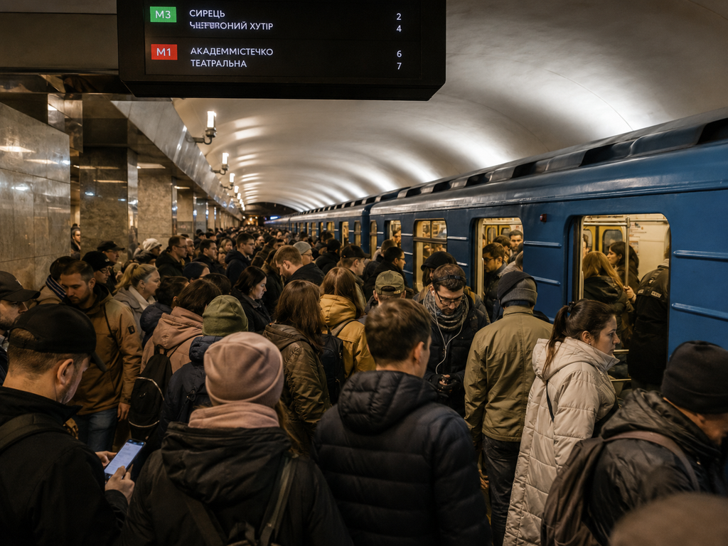 У Києві метро змінило маршрути через тривогу: як зараз курсують поїзди