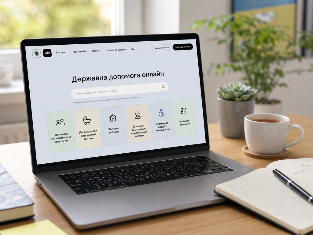 Які виплати можна оформити через Дію у 2026 році: повний список допомоги
