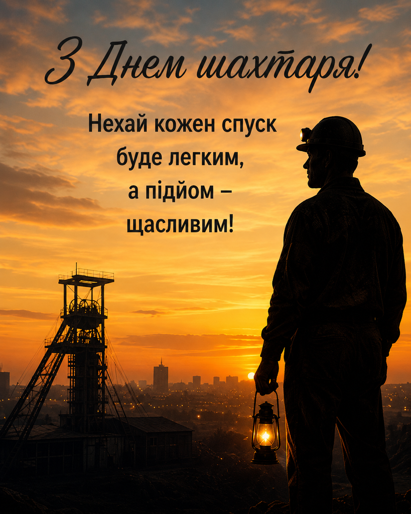 З Днем шахтаря 2026: красиві привітання у прозі, віршах і своїми словами