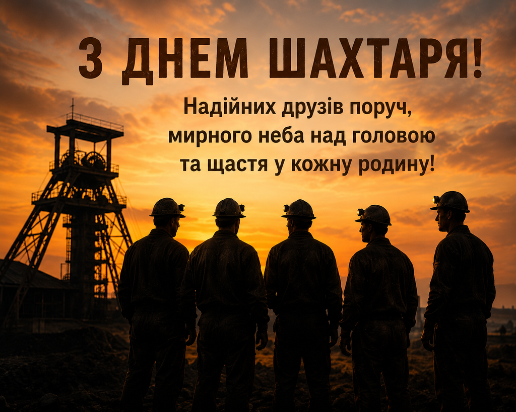 З Днем шахтаря 2026: красиві привітання у прозі, віршах і своїми словами