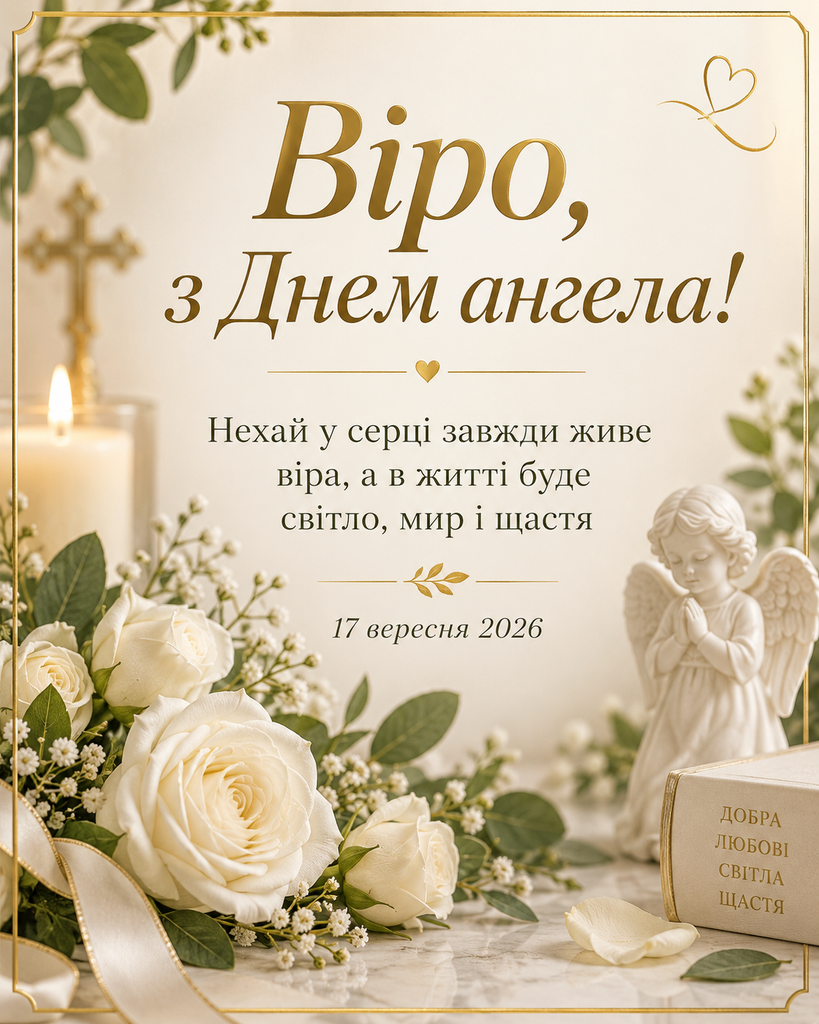 День ангела Віри, Надії, Любові та Софії: красиві привітання своїми словами