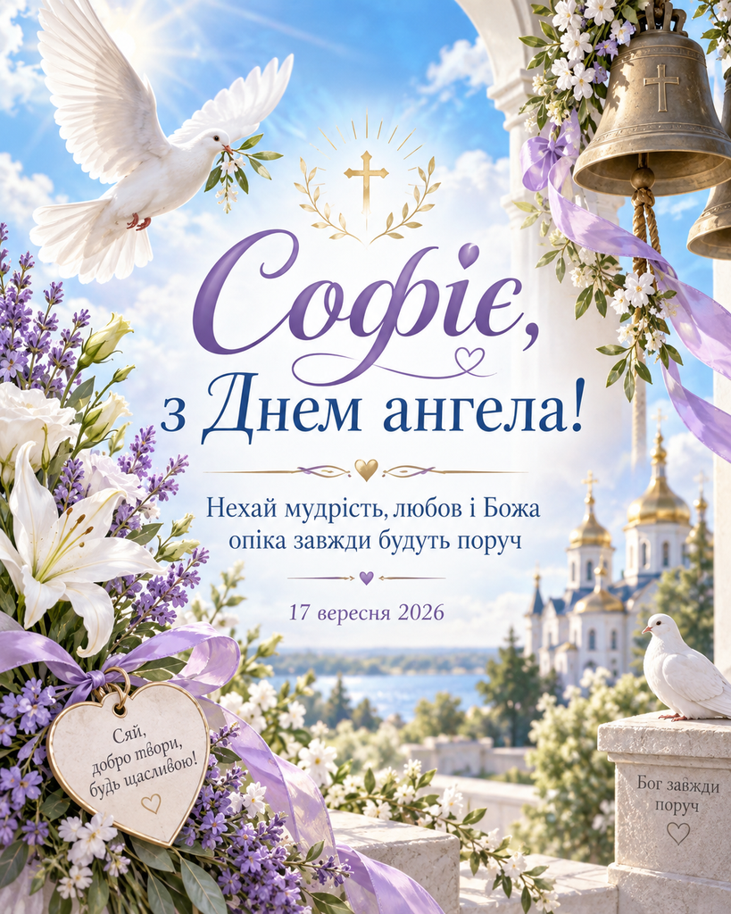 День ангела Віри, Надії, Любові та Софії: красиві привітання своїми словами