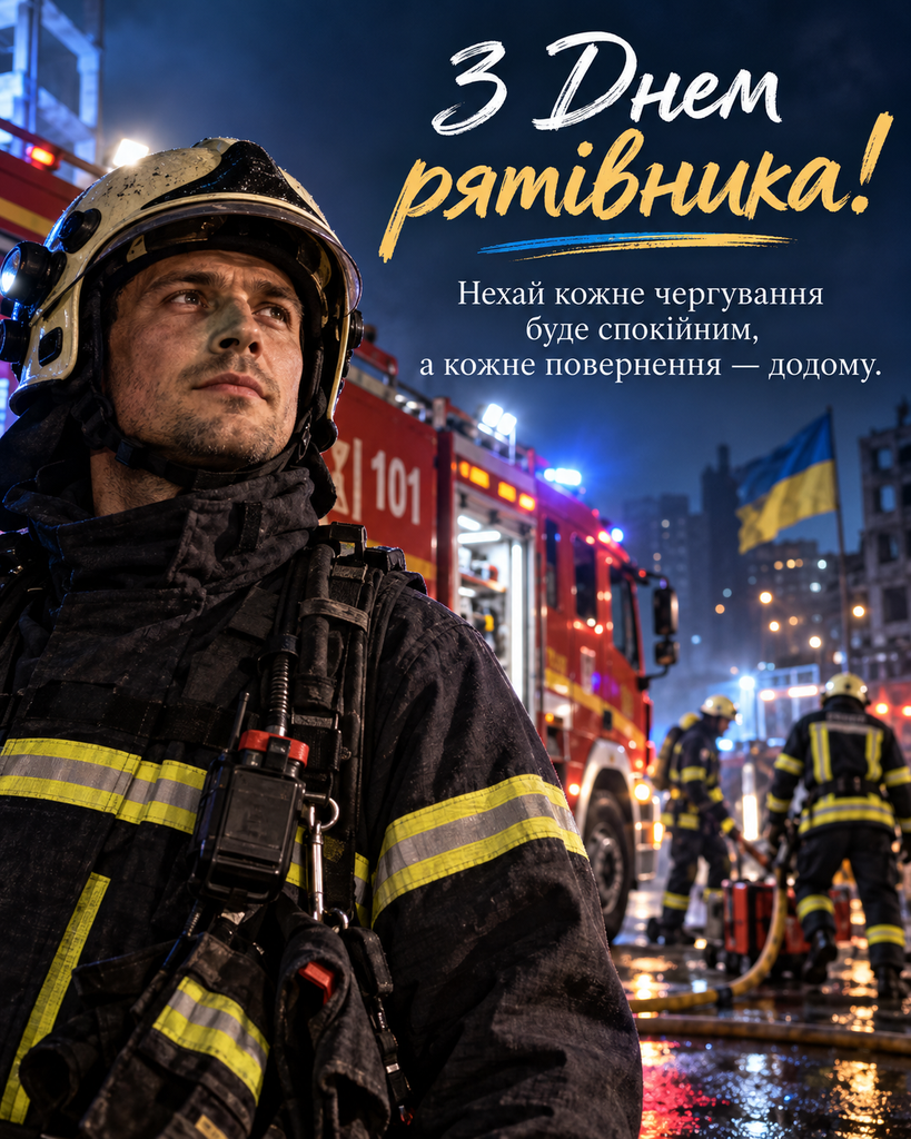День рятівника України 2026: привітання у прозі, віршах та картинках