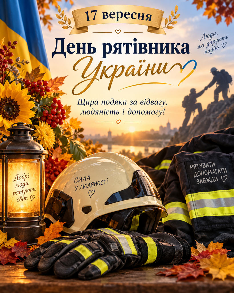 День рятівника України 2026: привітання у прозі, віршах та картинках