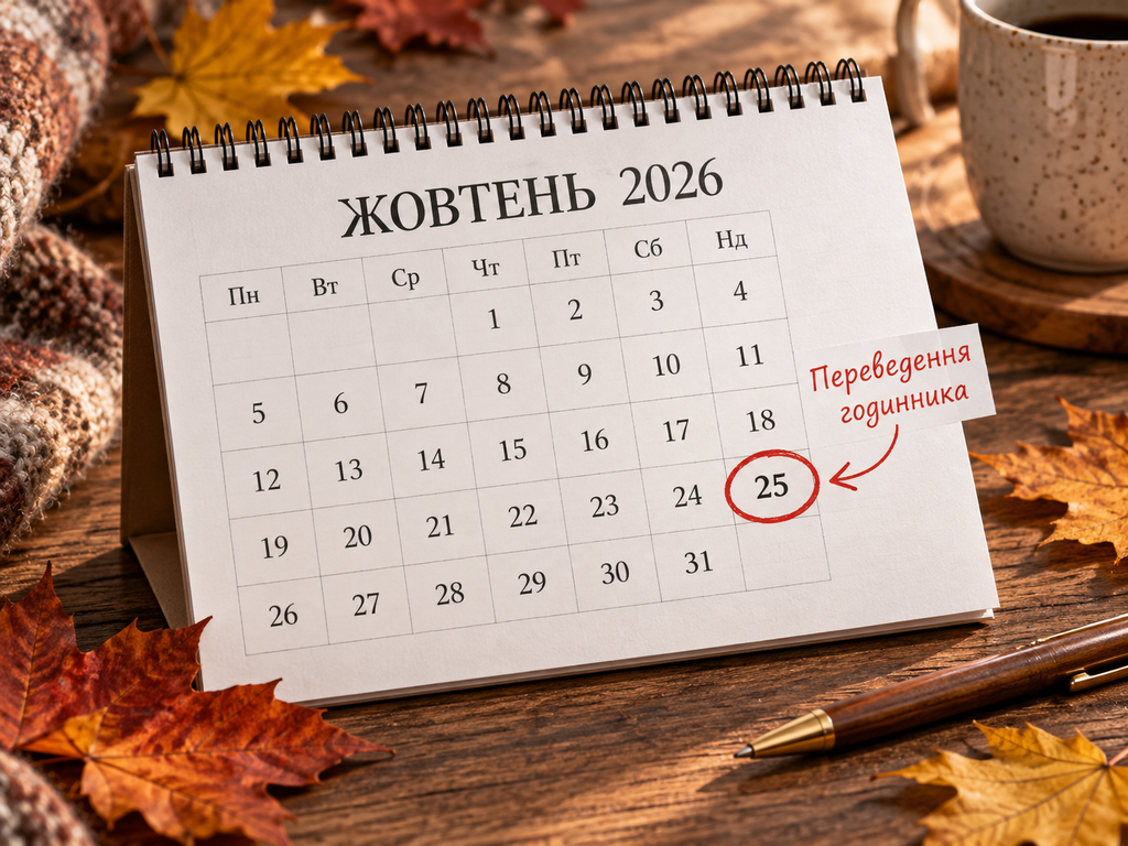 Переведення годинника восени 2026: коли Україна переходить на зимовий час