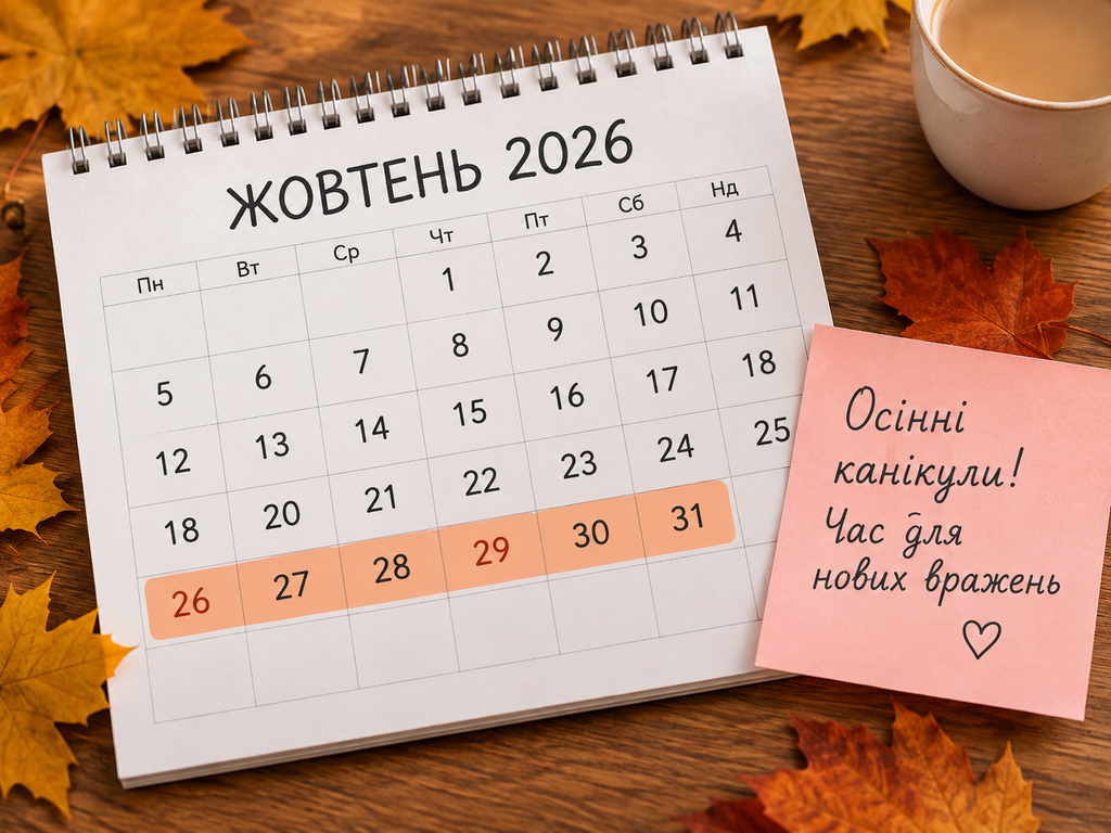 Осінні канікули 2026: коли школярі відпочиватимуть і чому дати можуть відрізнятися