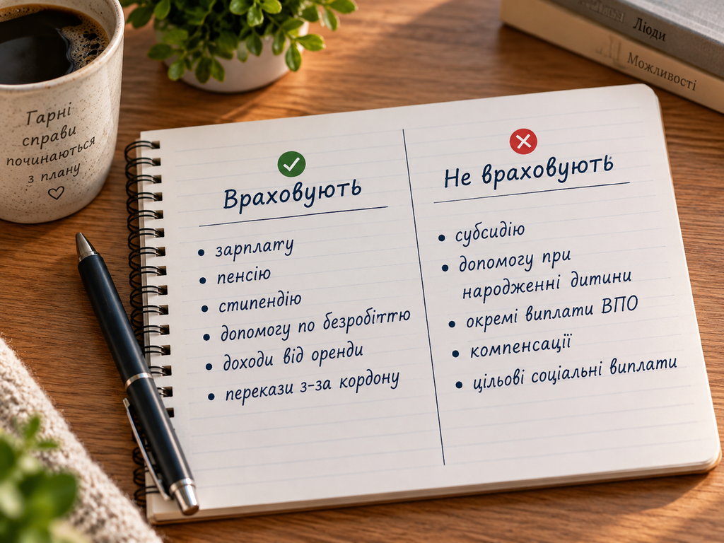 Які доходи враховують при призначенні субсидії на зиму, а які — ні