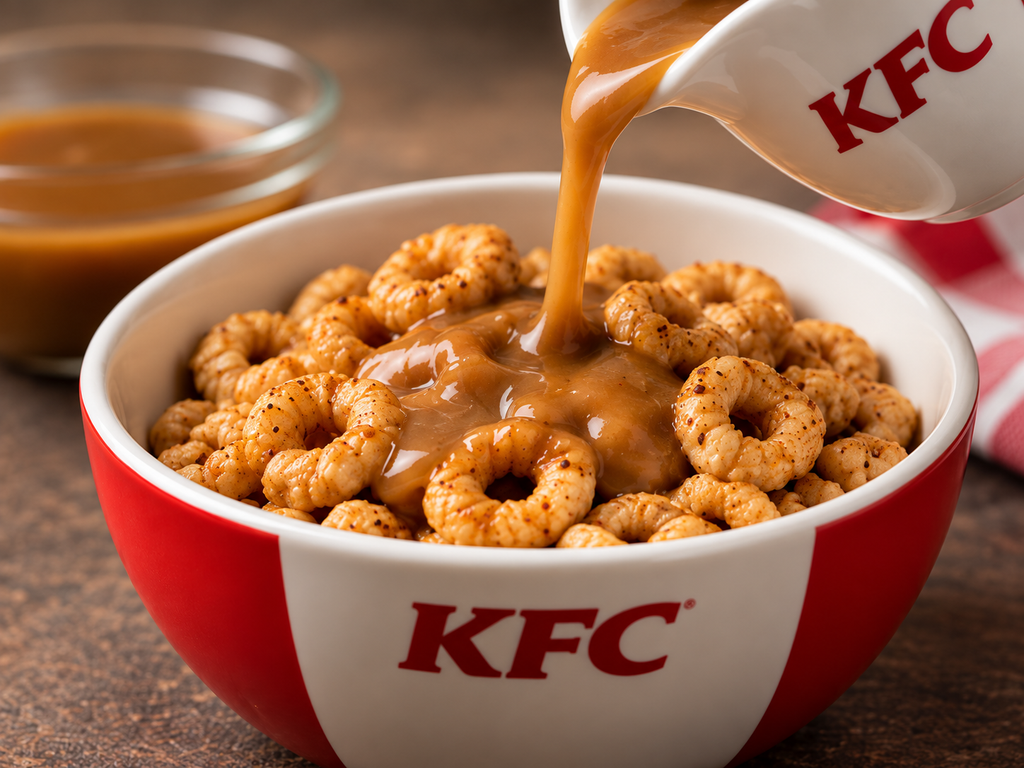 KFC випустила пластівці зі смаком смаженої курки: замість молока — підлива