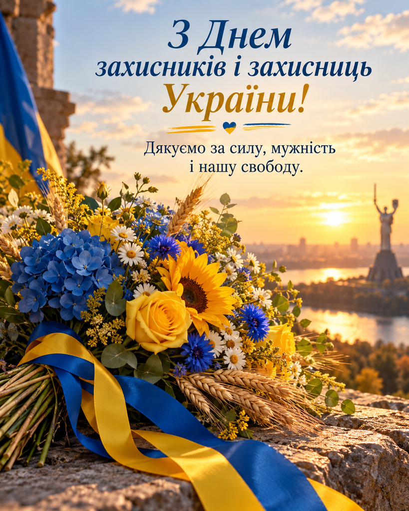 З Днем захисників і захисниць України 2026: привітання, побажання та листівки