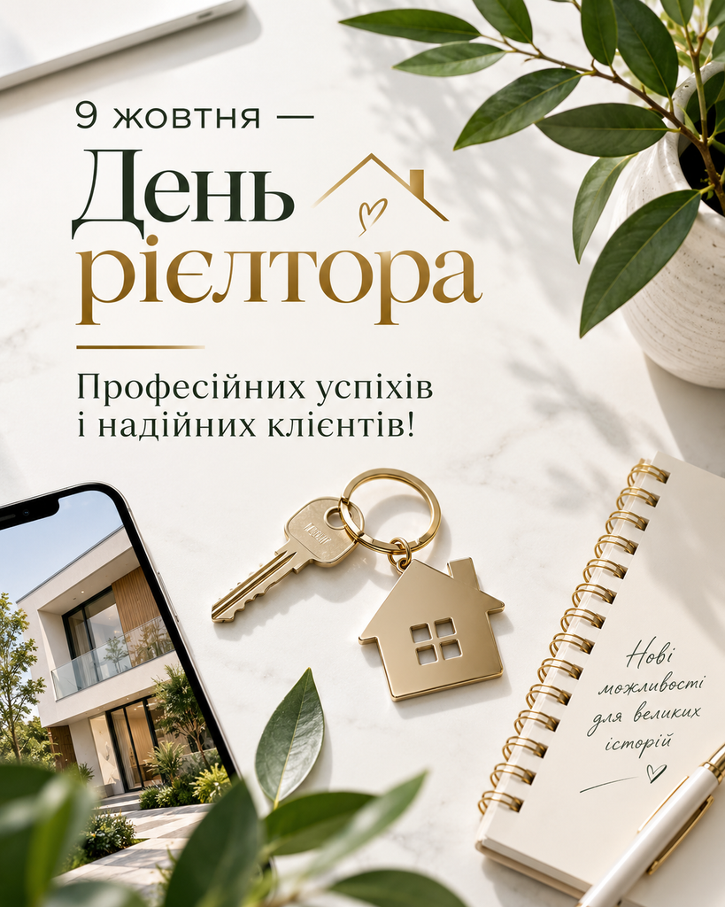 День рієлтора 2026 в Україні: красиві привітання у прозі, віршах і листівках