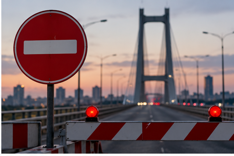 У Києві змінили правила обмежень руху мостами під час повітряної тривоги: що потрібно знати водіям